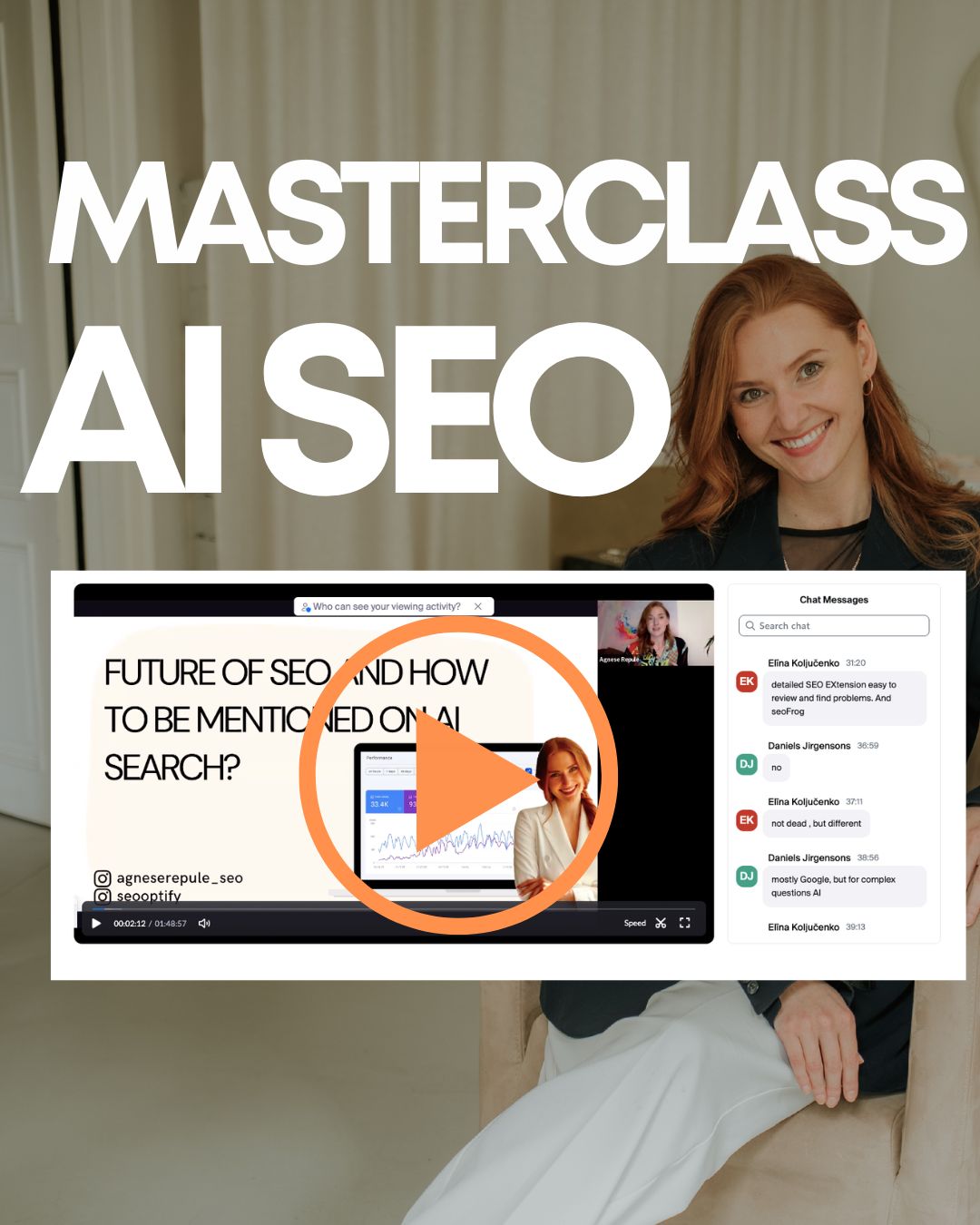 AI SEO MASTERCLASS WITH AGNESE REPULE