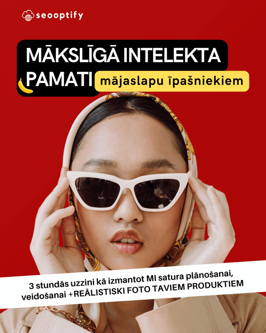 AI course for website owners (latvian) | SEO OPTIFY