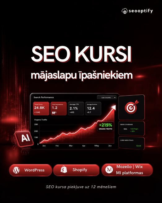 SEO KURSS IECĀCĒJIEM