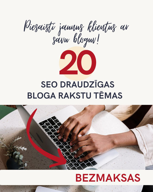 20 SEO BLOGA RAKSTU TĒMAS TAVAI MĀJASLAPAI