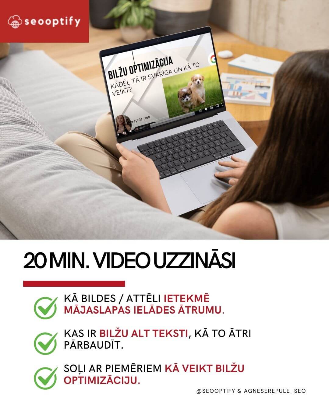 Bilžu SEO optimizācija un bilžu ALT teksti - VIDEO PAMĀCĪBA